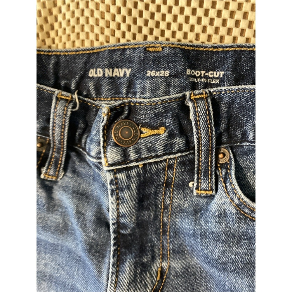 Old Navy Bootcut Jeans Womens Built In Flex 26 x 28 - Picture 3 of 5